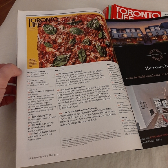 Toronto Life Magazine May 2021 Issue - Picture 2 of 2